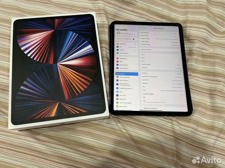 iPad Pro 12.9 m1 128gb+sim
