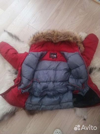 Подростковый пуховик рост 122 б/у