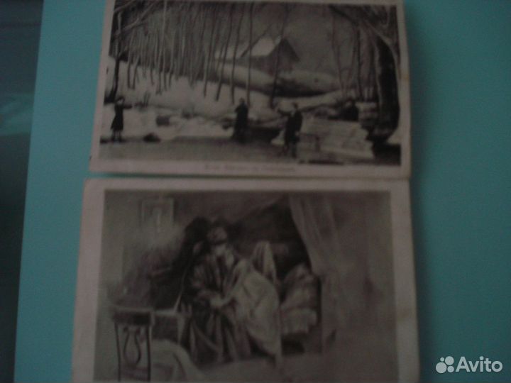 Старинные антиквар.фото и открытки СССР цветы