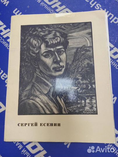 Сергей Есенин. Гравюры Ф. Д. Константинова. +панно