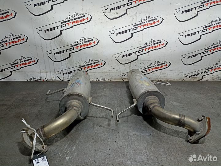 Глушитель subaru legacy BL5 BP5 2 банки tuning комплект T002