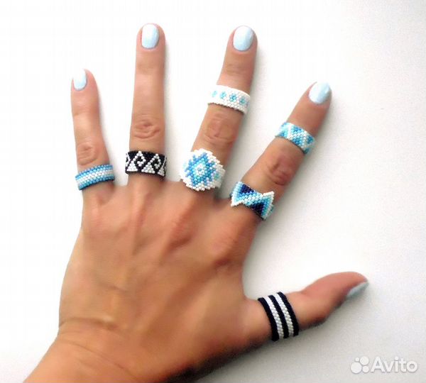 Кольца из бисера