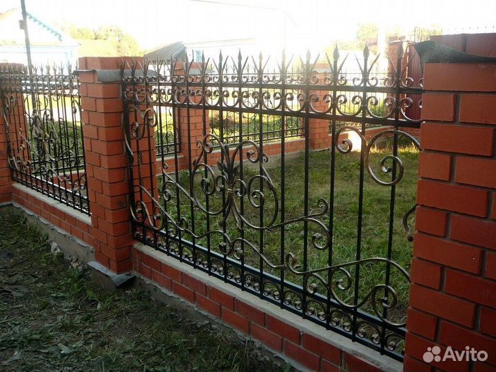 Кованый забор