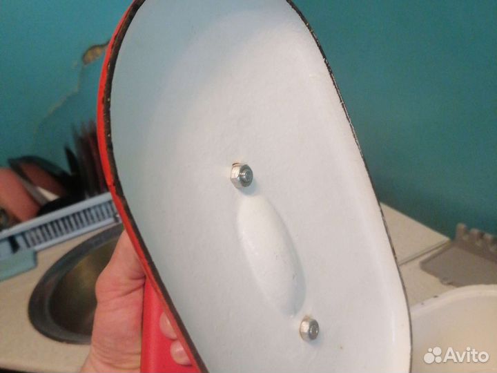 Утятница чугунная эмалированная