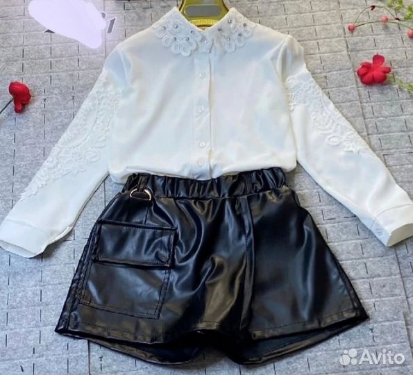 Школьный рубашки на девочку