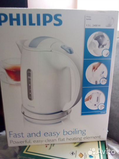 Чайник электрический philips новый