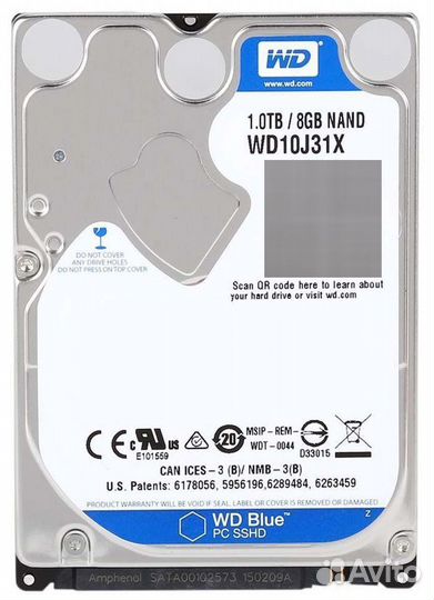 Жесткий диск Western Digital WD10J31X 1Tb sataiii