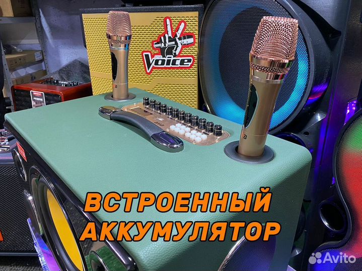 Колонка baab 1000 с караоке и микрофоном