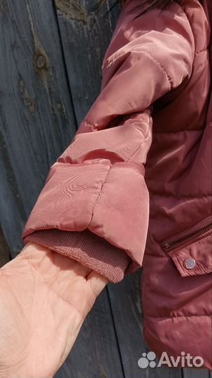 Пуховик зимний девочке 110