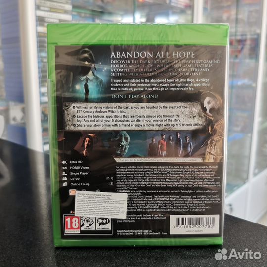 The Dark Pictures Little Hope Xbox One (новый)