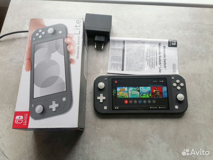 Nintendo Switch Lite 160gb+999игр Прошита