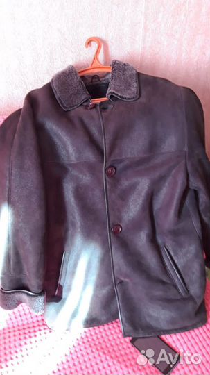 Дубленка натуральная мужская 50-52