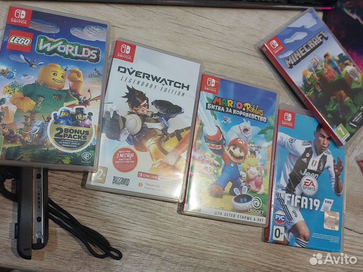 Nintendo switch вместе с играми