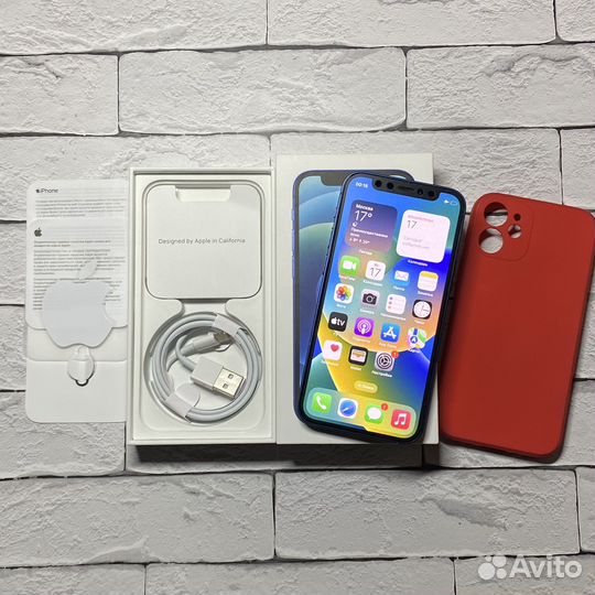 iPhone 12 mini 128gb Ростест/Blue