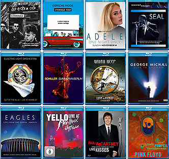 Музыкальные видео и концерты �на заказ на Blu-Ray