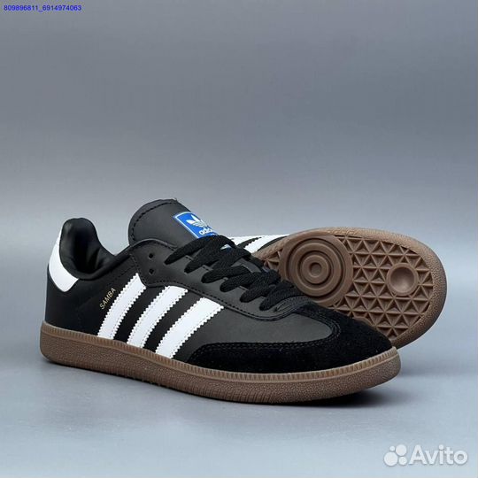 Кроссовки Adidas Samba Black (Арт.34693)