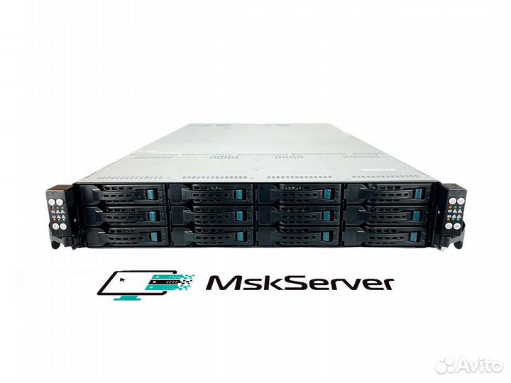 Сервер asus RS720Q-E8-RS12 8xCPU 4* 2x E5-2620v4 2