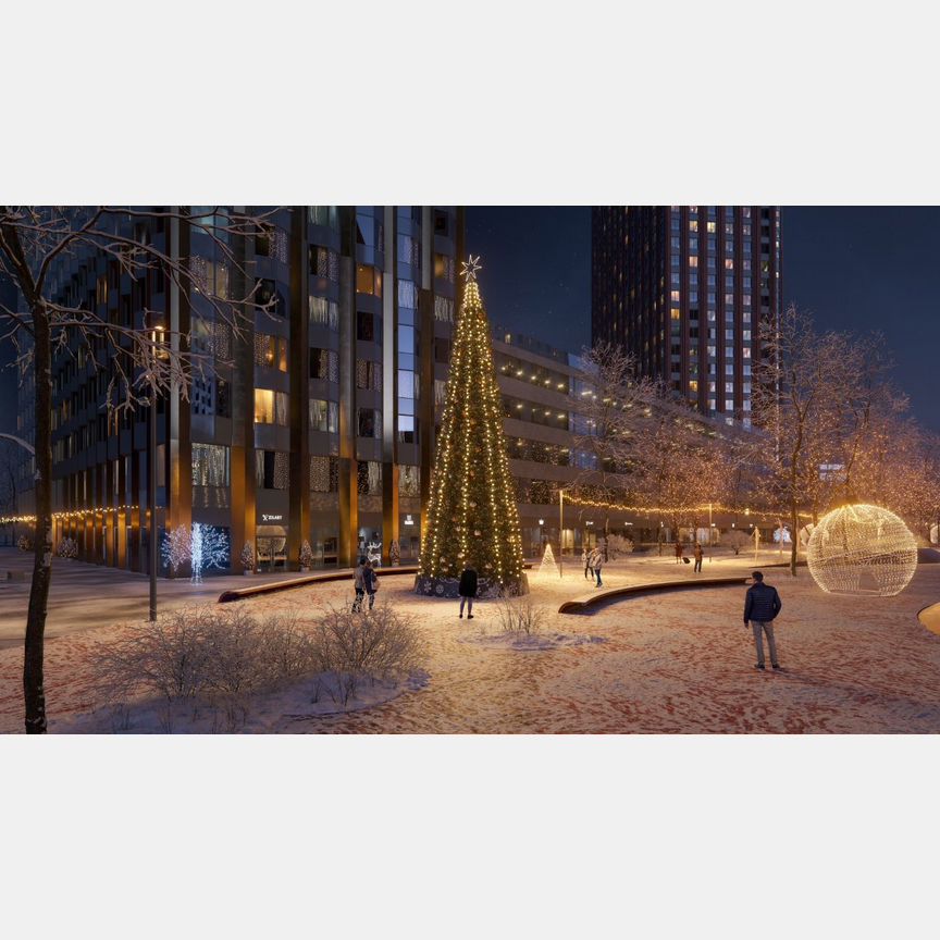 1-к. квартира, 35,8 м², 30/43 эт.