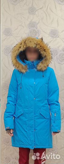 Парка женская зимняя 42 44 с мехом