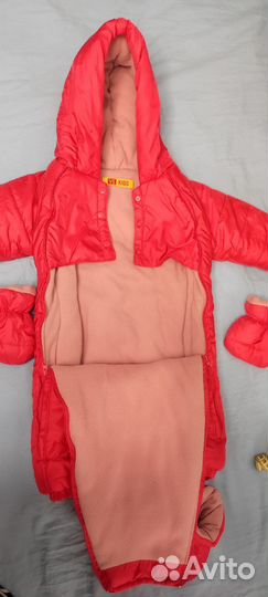 Зимний комбинезон для девочки 68