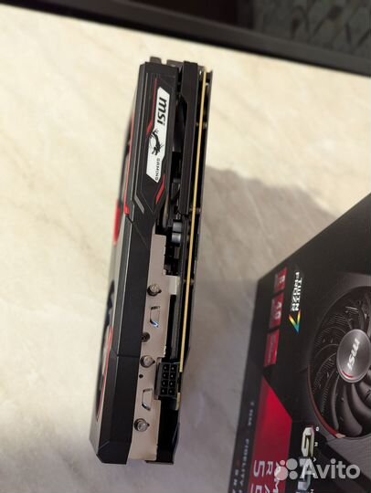 8 Гб Msi Gaming X Radeon 5500 XT gddr6 жирная верс