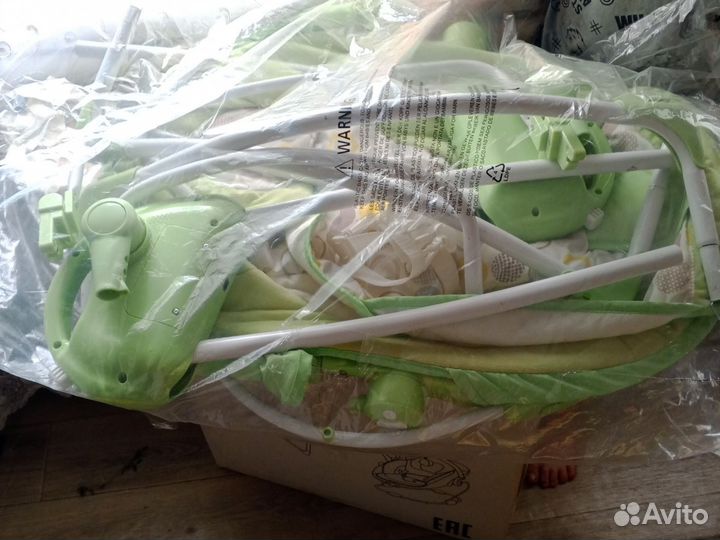 Детские качели шезлонг babyton