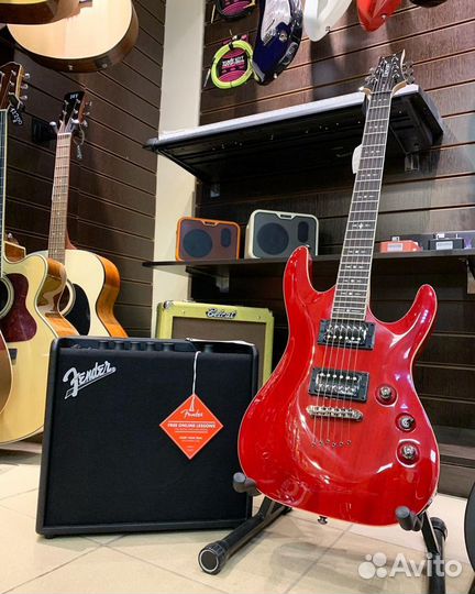 Набор: Гитара+Комбоусилитель+Чехол