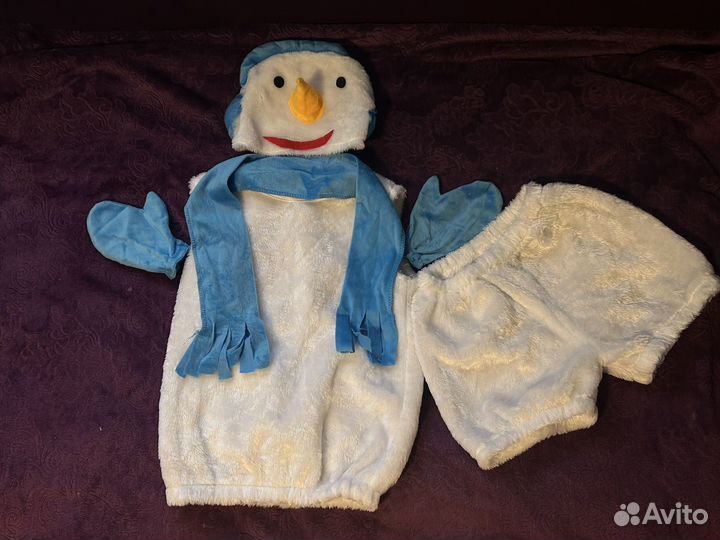 Новогодний костюм снеговика