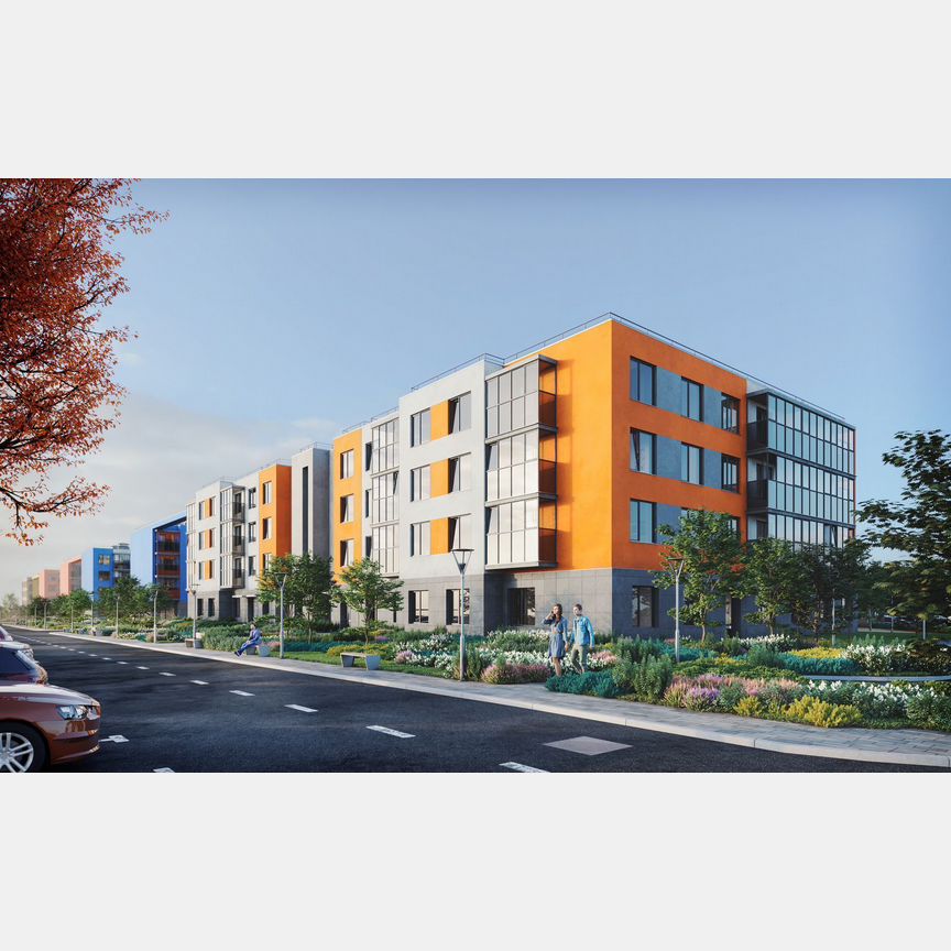 1-к. квартира, 51,6 м², 2/4 эт.