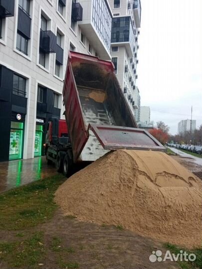 Песок и щебень карьерный с доставкой