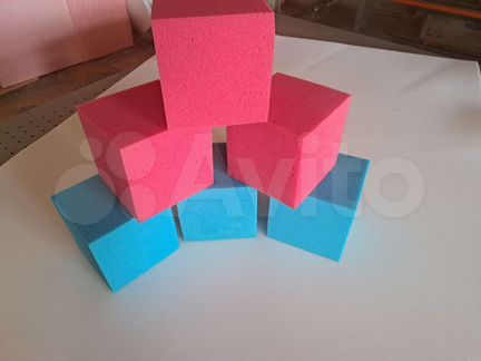 Мягкие кубики из поролона 10 штук