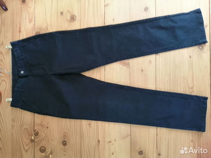 Брюки школьные синие