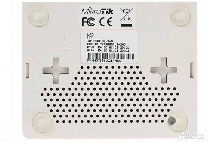 Wi-Fi роутер MikroTik hAP