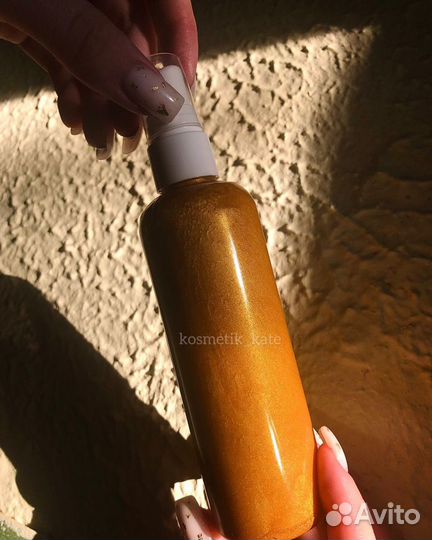 Сияющее масло для загара