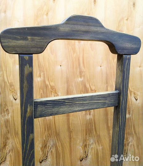 Вешалка напольная деревянная для одежды ручная раб
