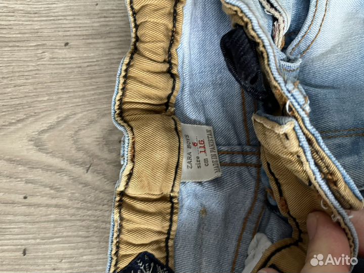 Джинсы ветровка 116-122 zara H&M
