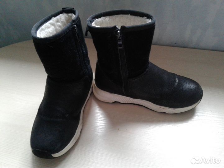 Сапоги Lassie Угги натуральная кожа мех Туфли