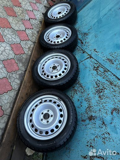 Диски штампованные 5x112 с резиной 205/55R16