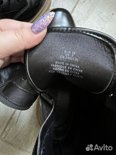 Ботинки челси женские 38