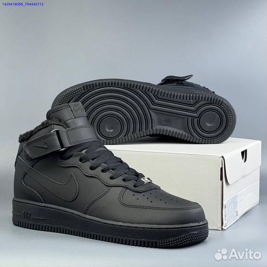 Кроссовки Nike Air Force 1 High (с мехом) (Арт.45619)