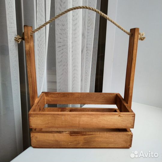 Ящик деревянный флористический