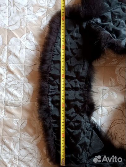 Воротник и манжеты песец