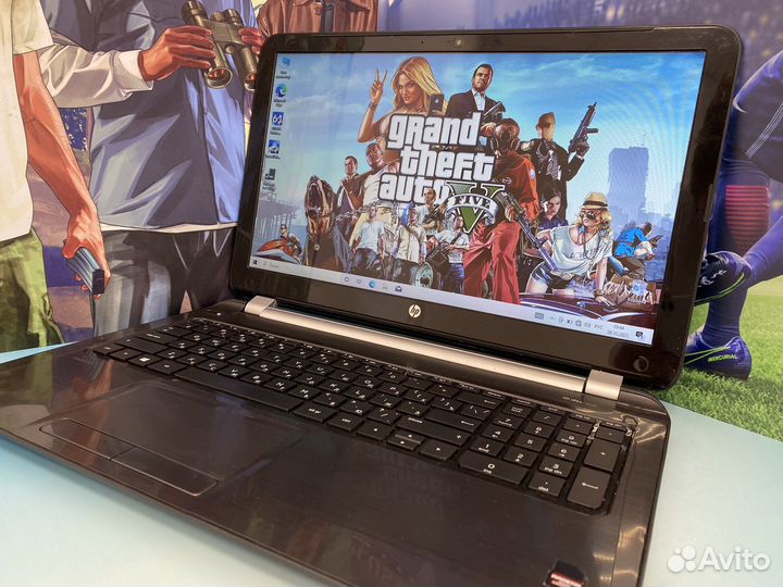 Игровой Ноутбук HP AMD A10/2 видеокарты/SSD/6gb