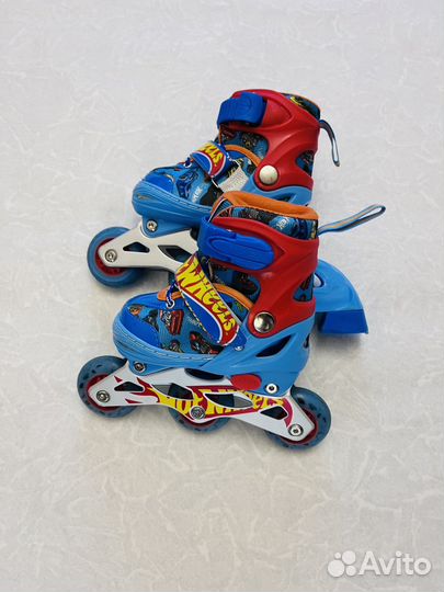 Коньки раздвижные Hot Wheels 26-29