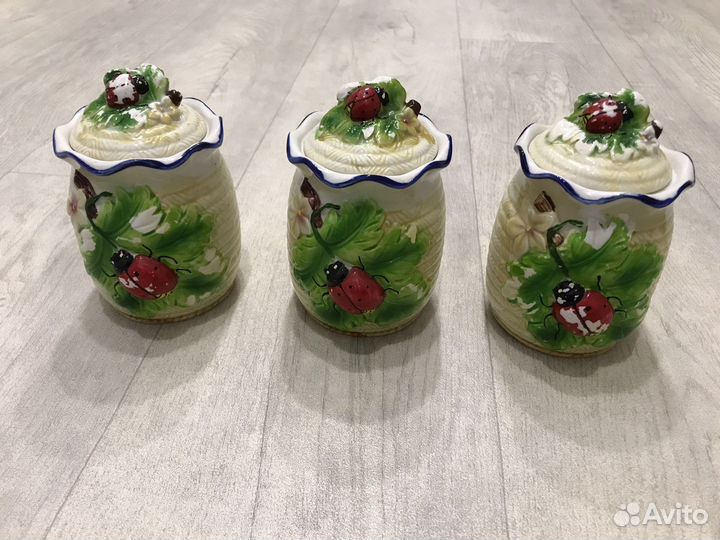 Банки для сыпучих продуктов керамика