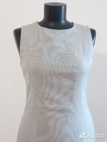 Новое серое платье футляр H&M