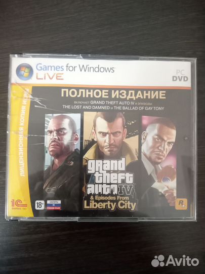 Игра grand theft auto 4 на пк(Диск)