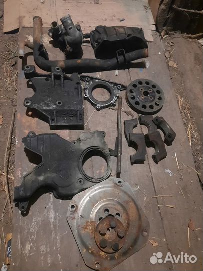 4g18 шкив. корпус термостата. маховик. бугеля