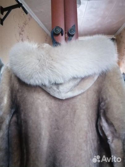 Шуба мутоновая 44