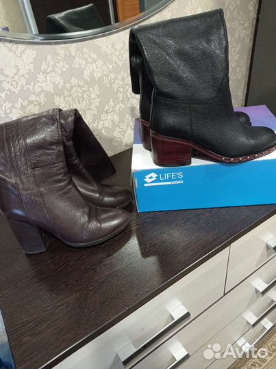 Сапоги натуральная кожа новые